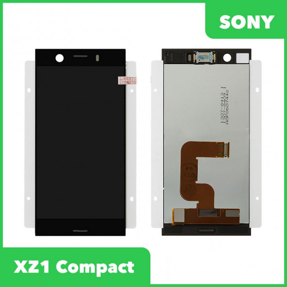 LCD дисплей для Sony G8441 (XZ1 Compact) в сборе с тачскрином, 100% оригинал (черный)