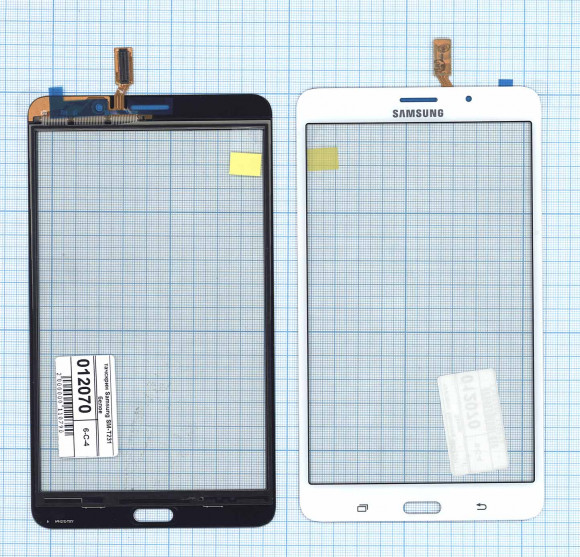Сенсорное стекло (тачскрин) для Samsung Galaxy Tab 4 7.0 SM-T231 SM-T235, белое