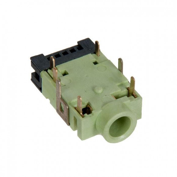 Коннектор Asus AUDIO JACK 5P GREEN R/A DIP зеленый