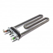 Нагреватель (ТЭН) 1800Вт, прямой, с отверстием под датчик, L=185мм, l=18мм, резинка ровная, для Indesit, Ariston, код 815787, 255096, Thermowatt Нагреватель (ТЭН) 1800Вт, прямой, с отверстием под датчик, L=185мм, l=18мм, резинка ровная, для Indesit, Ariston, код 815787, 255096, Thermowatt