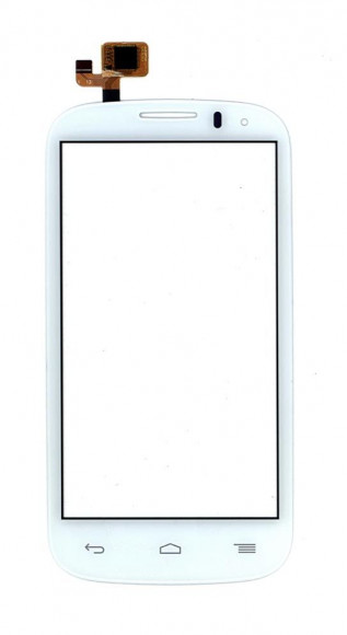 Сенсорное стекло (тачскрин) для Alcatel One Touch Pop C5 5036D, белый