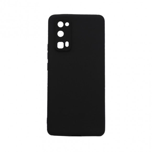 Силиконовый чехол "LP" для HuaweiHonor 30 PRO TPU, черный, непрозрачный (европакет)