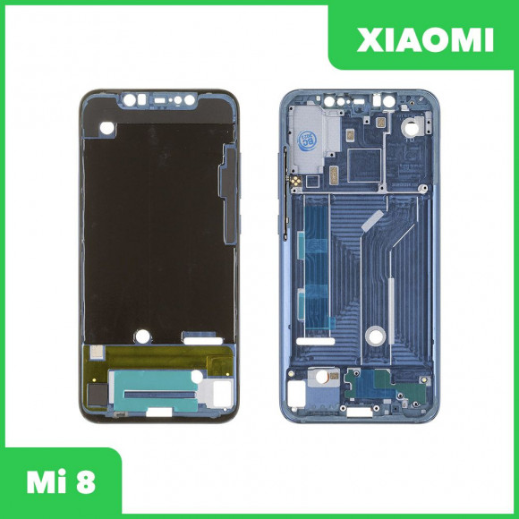 Рамка дисплея для Xiaomi Mi 8 (M1803E1A) (синий)