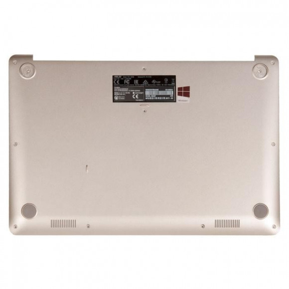 Поддон (нижняя часть корпуса) для ноутбука Asus X510UA, X510UN, X510UQ, X510UF, F510UA золотистый