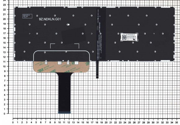 Клавиатура для ноутбука Lenovo Legion Y730-15ICH, черная с цветной подсветкой Клавиатура для ноутбука Lenovo Legion Y730-15ICH, черная с цветной подсветкой