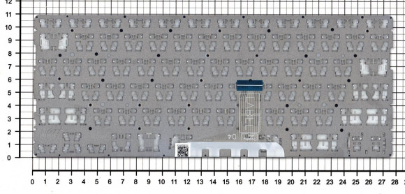 Клавиатура для ноутбука HP ChromeBook 14A-NA, белая