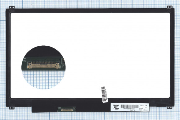Матрица (экран) для ноутбука LM133LF4L01, 13.3", 1920x1080, 30 pin, LED, Slim, матовая Матрица (экран) для ноутбука LM133LF4L01, 13.3", 1920x1080, 30 pin, LED, Slim, матовая