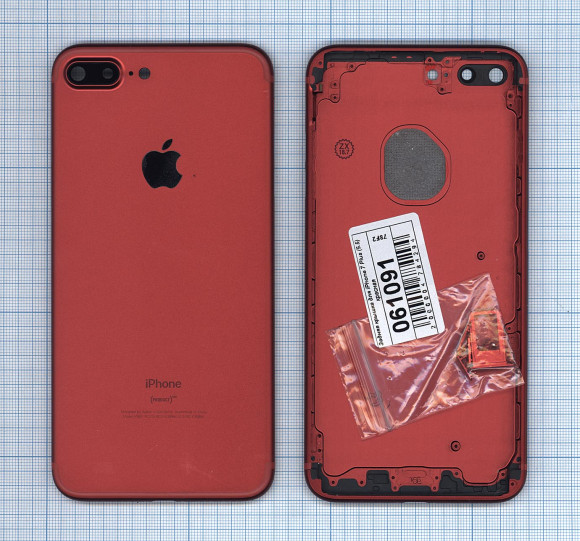 Задняя крышка для Apple iPhone 7 Plus (5.5"), красный