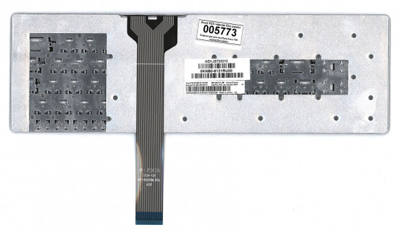 Клавиатура для ноутбука Asus K55, A55, U57, K75VM, A751, R500V, R700V, R752, F751MD, K751MD, R752NA, без рамки, черная
