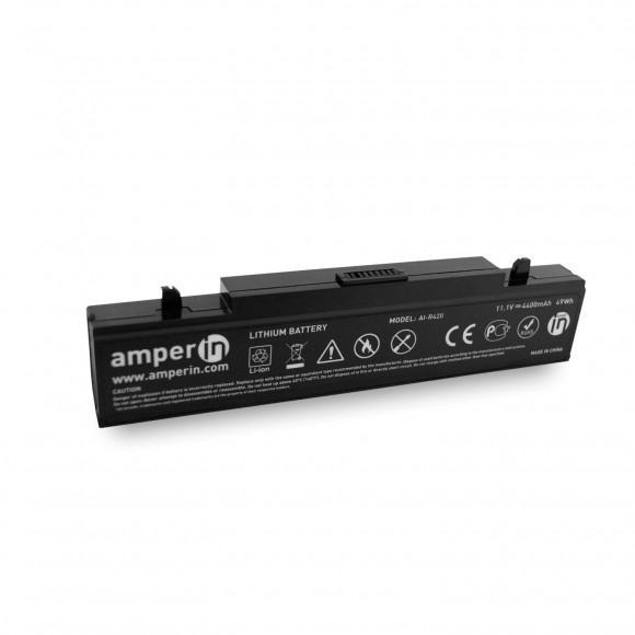 Аккумулятор (батарея) Amperin AI-R420 для ноутбука Samsung R420, R510, R580, 4400мАч, 11.1В
