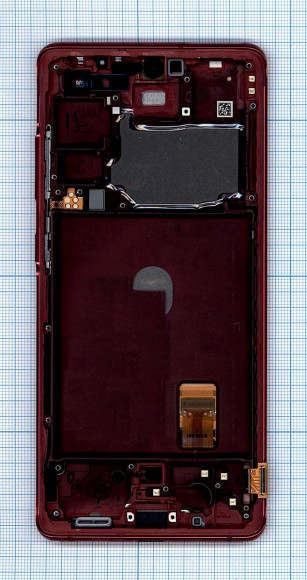 Дисплей для Samsung Galaxy S20 FE SM-G780F красный