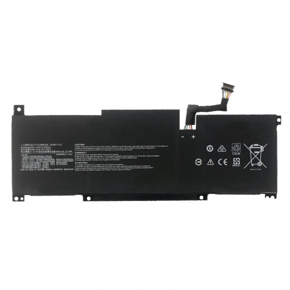 Аккумулятор для MSI (BTY-M491) Modern 15 A10M, 52.4Wh, 4600mAh, 11.4V, black connector
