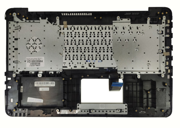 Верхняя часть корпуса (Palmrest) Asus VivoBook X756 с клавиатурой, серебристый (с разбора)