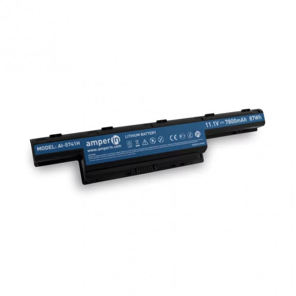 Аккумулятор (батарея) Amperin AI-5741H для ноутбука Acer Aspire 5741, 4741 серий, 11.1В, 7800мАч