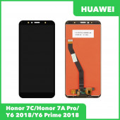 Модуль для Huawei Honor 7C, Honor 7A Pro, Y6 2018, Y6 Prime 2018, черный Модуль для Huawei Honor 7C, Honor 7A Pro, Y6 2018, Y6 Prime 2018, черный