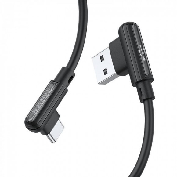 Кабель USB BOROFONE BX58 для Type-C, 3.0A, длина 1м, черный