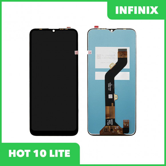 LCD дисплей для Infinix Hot 10 Lite в сборе с тачскрином, Premium Quality, черный