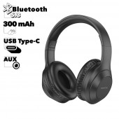 Bluetooth гарнитура BOROFONE BO20 Player BT 5.0, 3.5мм, накладная (черный)