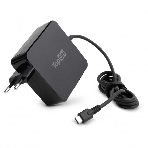Блок питания TopON для ноутбука Asus 20V 5A 100W. USB TYPE-C Черный