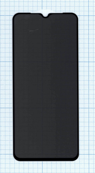 Защитное стекло Privacy "Анти-шпион" для Samsung Galaxy A14 5G (SM-A145) черное