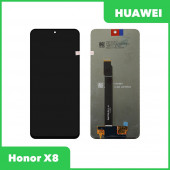 LCD дисплей для Huawei Honor X8 с тачскрином, черный, Premium Quality