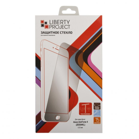 Защитное стекло "LP" для Asus ZenFone 4 (ZE554KL) Tempered Glass 0.33 мм, 2.5D, 9H (ударопрочное)