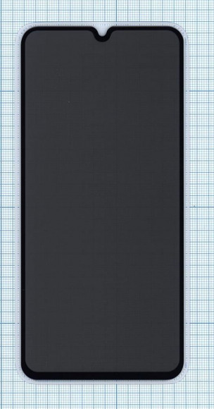 Защитное стекло Privacy "Анти-шпион" для Samsung Galaxy A30 2019 (A305F), A30s (A307F)