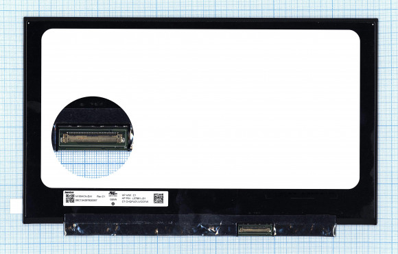Матрица N133HCN-EA1, 13.3", 1920x1080 (Full HD), 40 pin, AAS, Slim (тонкая),матовая, без креплений