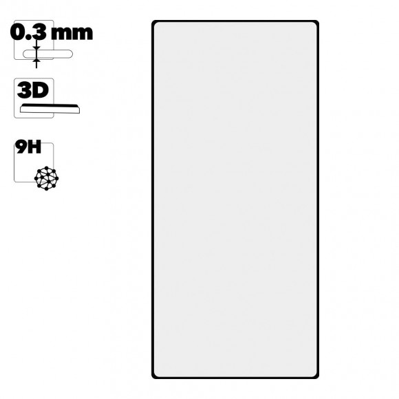 Защитное стекло для Samsung Galaxy S22 Ultra Full Curved Glass 0, 3 мм