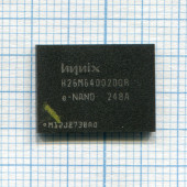 Микросхема E-NAND SK HYNIX H26M64002DQR 32GB Микросхема E-NAND SK HYNIX H26M64002DQR 32GB