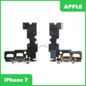 Системный разъем (разъем зарядки) для Apple iPhone 7 c микрофоном, белый Системный разъем (разъем зарядки) для Apple iPhone 7 c микрофоном, белый