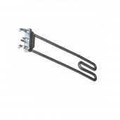 Нагреватель (ТЭН) 2000Вт, слегка изогнут, без отверстия под датчик, L=300мм, l=12мм, резинка с "юбкой", для Indesit, Ariston, код 046976, 044934, Ther Нагреватель (ТЭН) 2000Вт, слегка изогнут, без отверстия под датчик, L=300мм, l=12мм, резинка с "юбкой", для Indesit, Ariston, код 046976, 044934, Ther