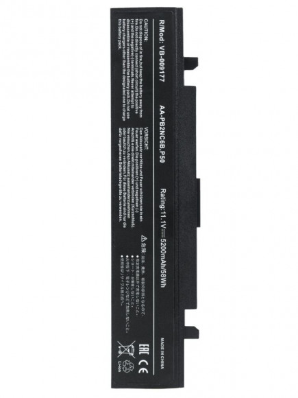 Аккумулятор (батарея) для ноутбука Samsung P50 P60 R45 R40 X60 X65 (AA-PB4NC6B) 5200мАч, 11.1В, черный (OEM)