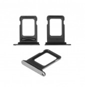 Держатель (лоток) SIM-карты для Apple IPhone 12, черный Держатель (лоток) SIM-карты для Apple IPhone 12, черный