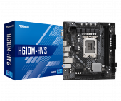 Материнская плата Asrock H610M-HVS, LGA1700, Intel H610, mATX, BOX Материнская плата Asrock H610M-HVS, LGA1700, Intel H610, mATX, BOX