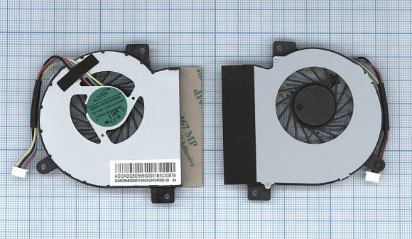 Вентилятор (кулер) для ноутбука Asus Eee PC 1215, 1215T, 1215P, 1215N, 1215B, 1215TL, 4-pin