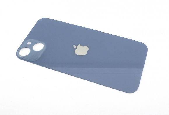 Задняя крышка (стекло) для Apple iPhone 14 Plus синяя