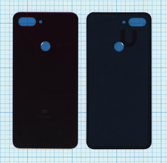 Задняя крышка корпуса для Xiaomi Mi 8 Lite, фиолетовая