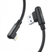 Кабель USB BOROFONE BX58 для Lightning, 2.4A, длина 1м, черный