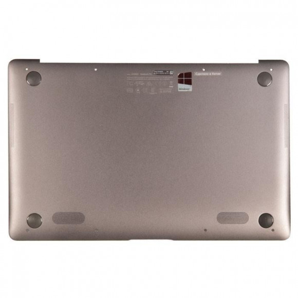 Поддон (нижняя крышка корпуса) для ноутбука Asus UX3490UA, UX3490UAK, UX490UA, UX490UAK серый