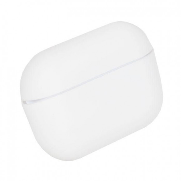 Чехол силиконовый для AirPods Pro (8), белый, A+