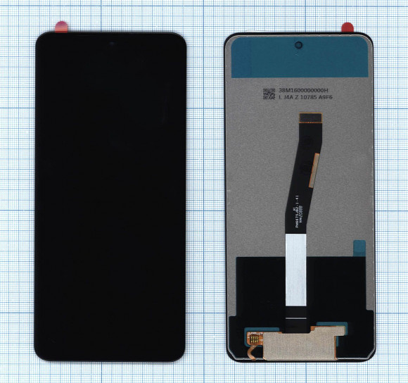 Дисплей для Xiaomi Redmi Note 9S, 9 Pro HC черный