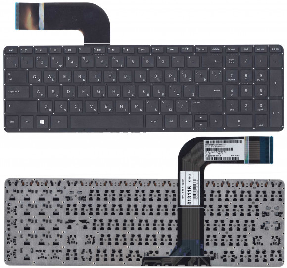 Клавиатура для ноутбука HP Pavilion 15-P 17-F, черная