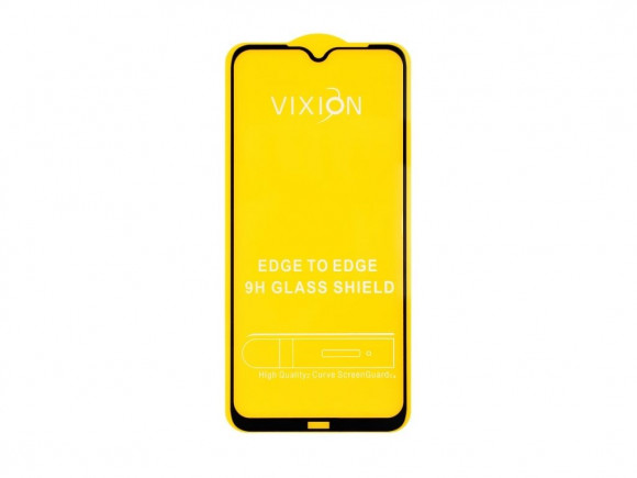 Защитное стекло 6D для Xiaomi Redmi 8, черный (Vixion)