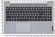 Клавиатура для ноутбука Lenovo IdeaPad 5-15 топкейс серебристый