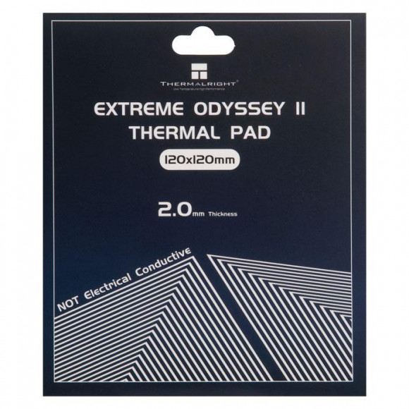 Терморезинка (термопрокладка) Thermalright EXTREME ODYSSEY II 120x120x2 мм теплопроводность 14,8 Вт/мК