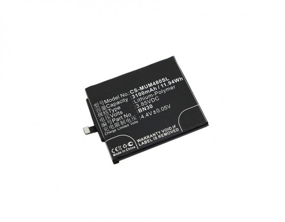 Аккумулятор CS-MUM480SL, BN30 для Xiaomi Redmi 4A, 3.85В, 3100мАч, 11.94Wh Аккумулятор CS-MUM480SL, BN30 для Xiaomi Redmi 4A, 3.85В, 3100мАч, 11.94Wh
