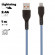 USB кабель "LP" для Apple 8-pin "Extra" TPE (голубой, коробка)