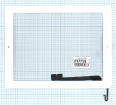 Сенсорное стекло (тачскрин) для Apple iPad 4, белое с кнопкой (OEM) Сенсорное стекло (тачскрин) для Apple iPad 4, белое с кнопкой (OEM)