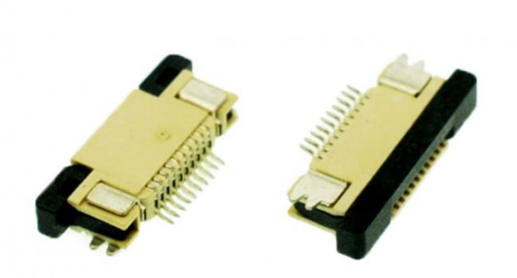 Разъем FPC Half Coverage Top Contact 0.5K-BS-24PWB 24 pin высота 2мм шаг 0, 5мм